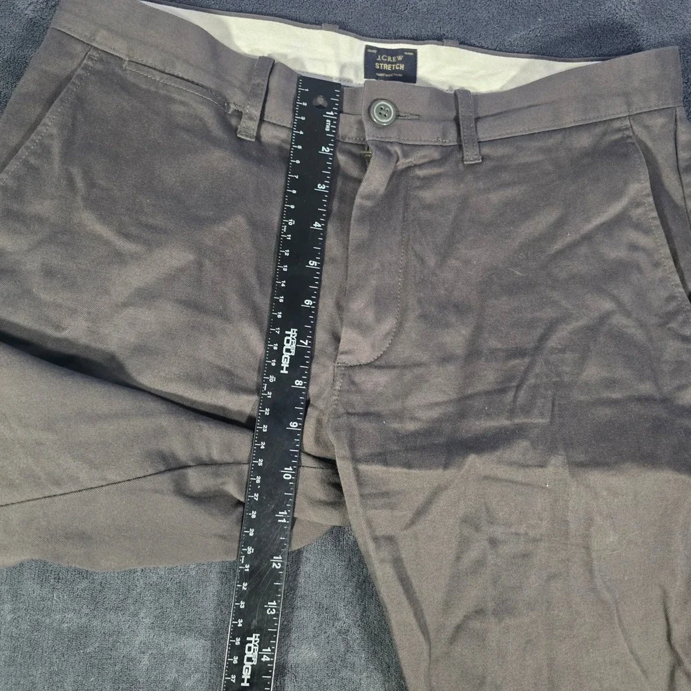J. Crew Stretch Mens Dress Pants W31 L32 Gray‎ Chinos Casual Trousers